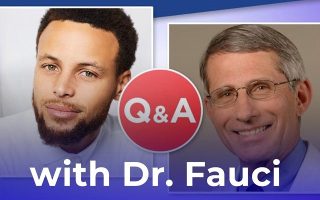 Dr. Fauci Doughnuts on Sale in Upstate New York as He Talks Coronavirus With Steph Curry