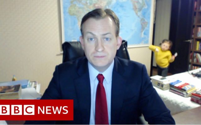 Viral “BBC Dad” Returns to TV to Talk About Working at Home With Kids