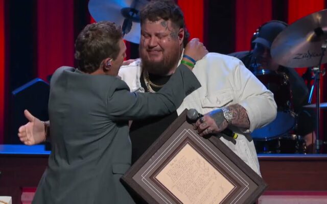 Craig Morgan Surprises Jelly Roll at The Grand Ole Opry