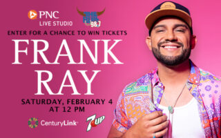 Enter to win seats to see Frank Ray in the PNC Live Studio 2/4 at 12PM