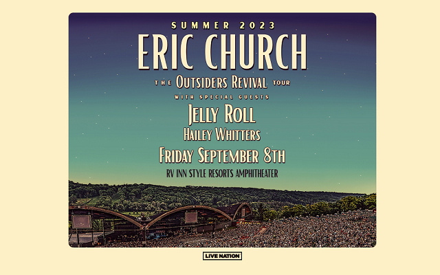 Win tickets to see Eric Church on 9/8