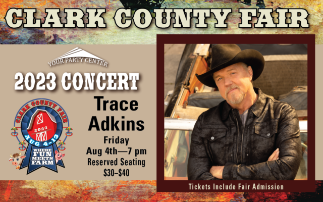 Win tickets to see Trace Adkins at the Clark County Fair
