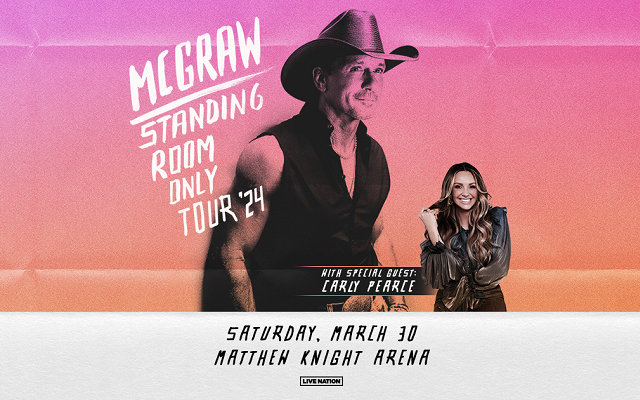 Win tickets to see Tim McGraw on 3/30/24