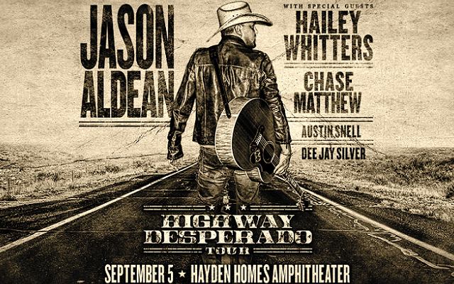 Win tickets to see Jason Aldean on 9/5